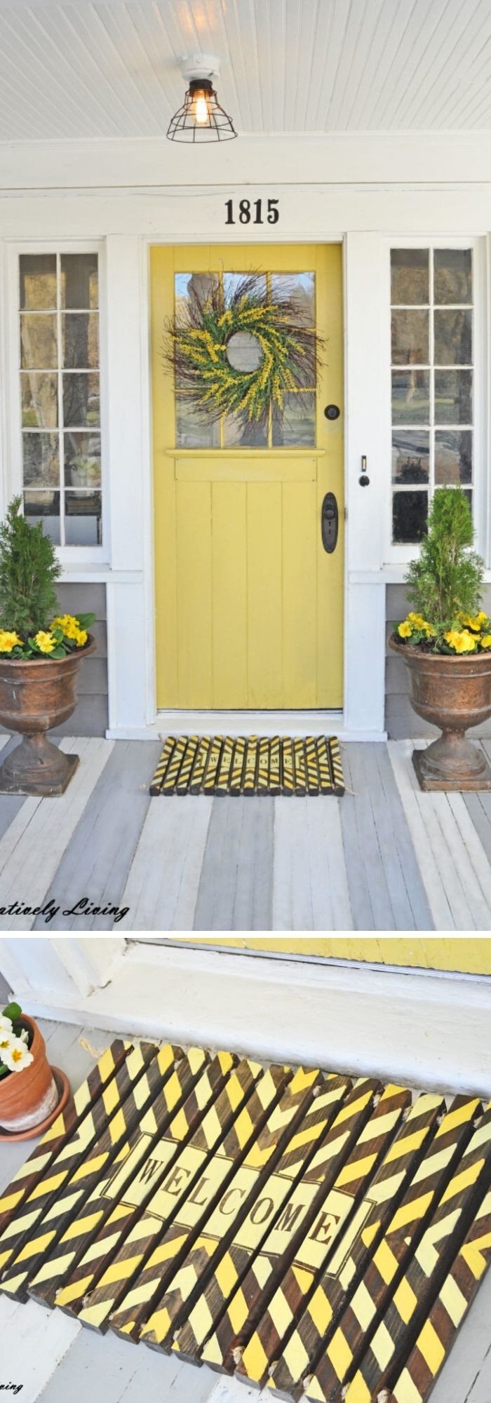 Sunshine yellow door!