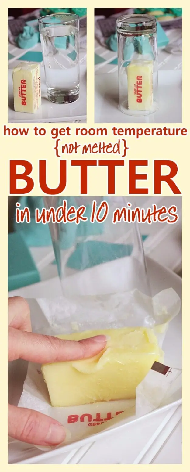 Get Softened Room Temperature Butter In Under 10 Minutes