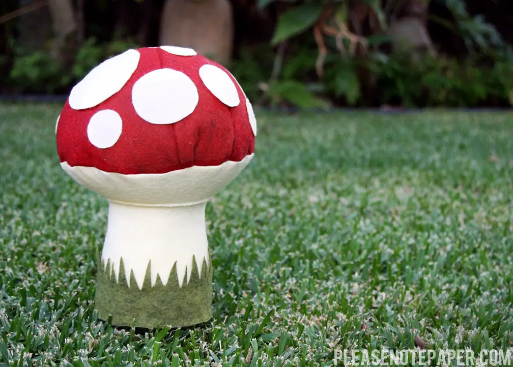 Felt Plush Toadstool