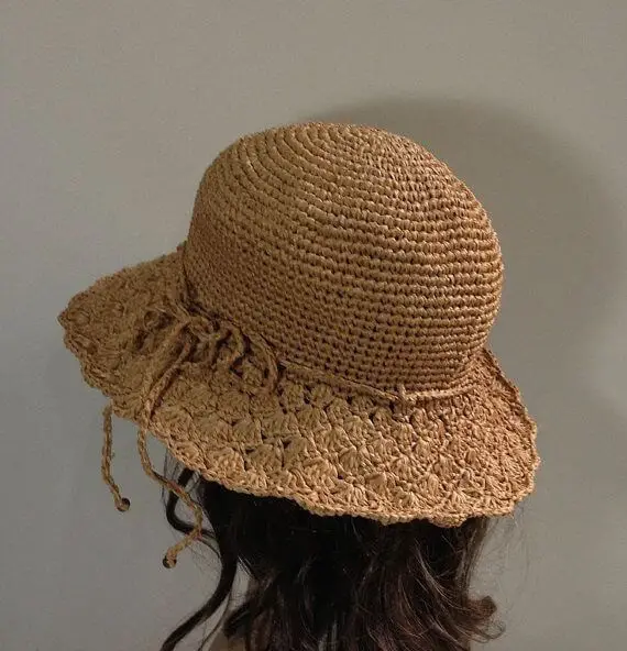 Sun Hat Crochet Pattern, Pdf Pattern