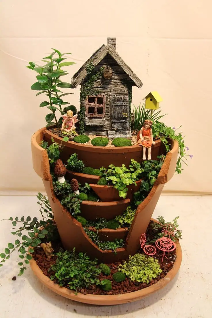 You may be creative with a fairy garden.