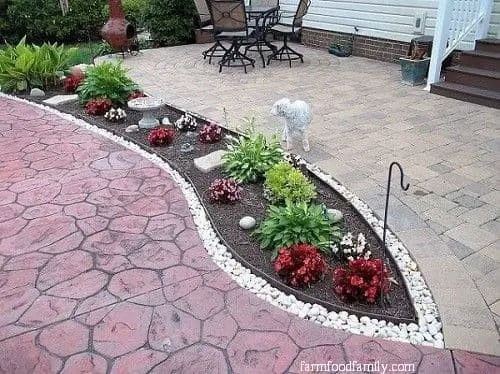 Replacing turf grass with rocks