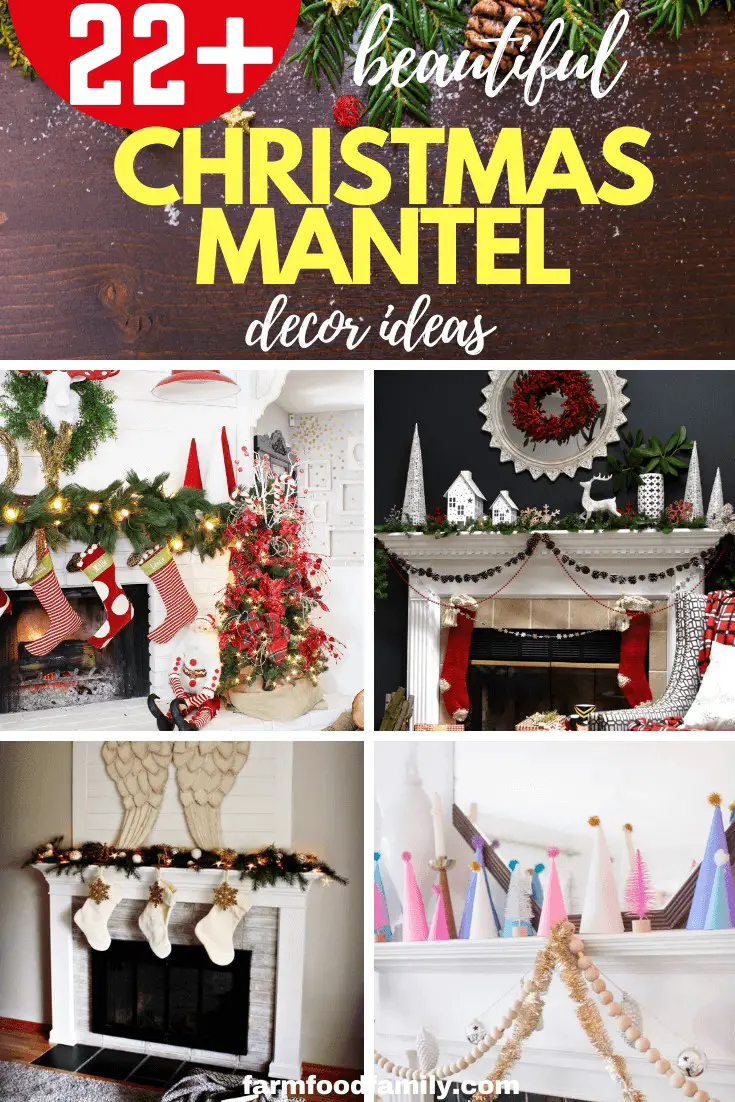 22+ Best Christmas Mantel Decorating Ideas