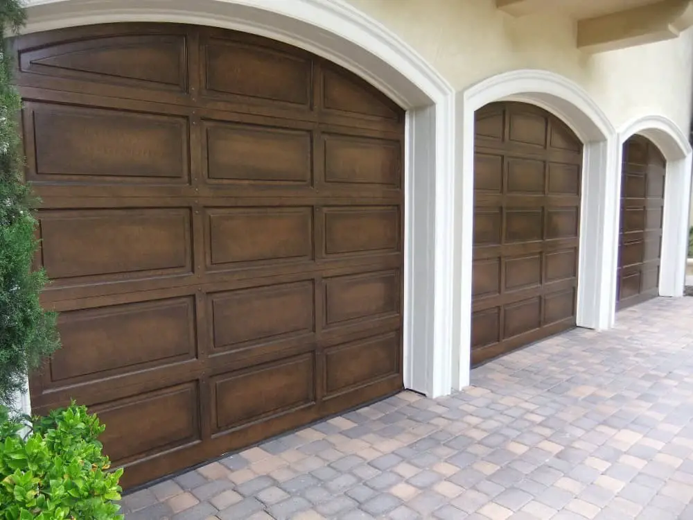 Faux Wood doors.