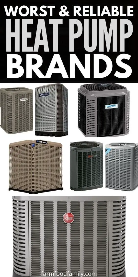 5 Worst Heat Pump Brands To Avoid And 7 Most Reliable Brands (Buying Guide)