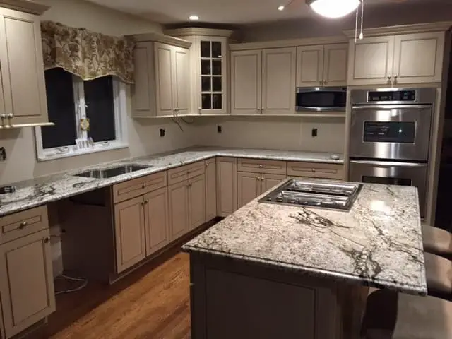 Polished Granite Countertops.