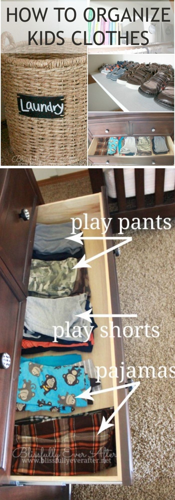 How To Organize Kid’s Clothes