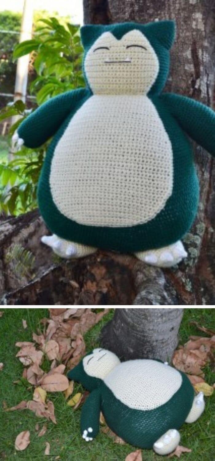 Crochet snorlax pokemon