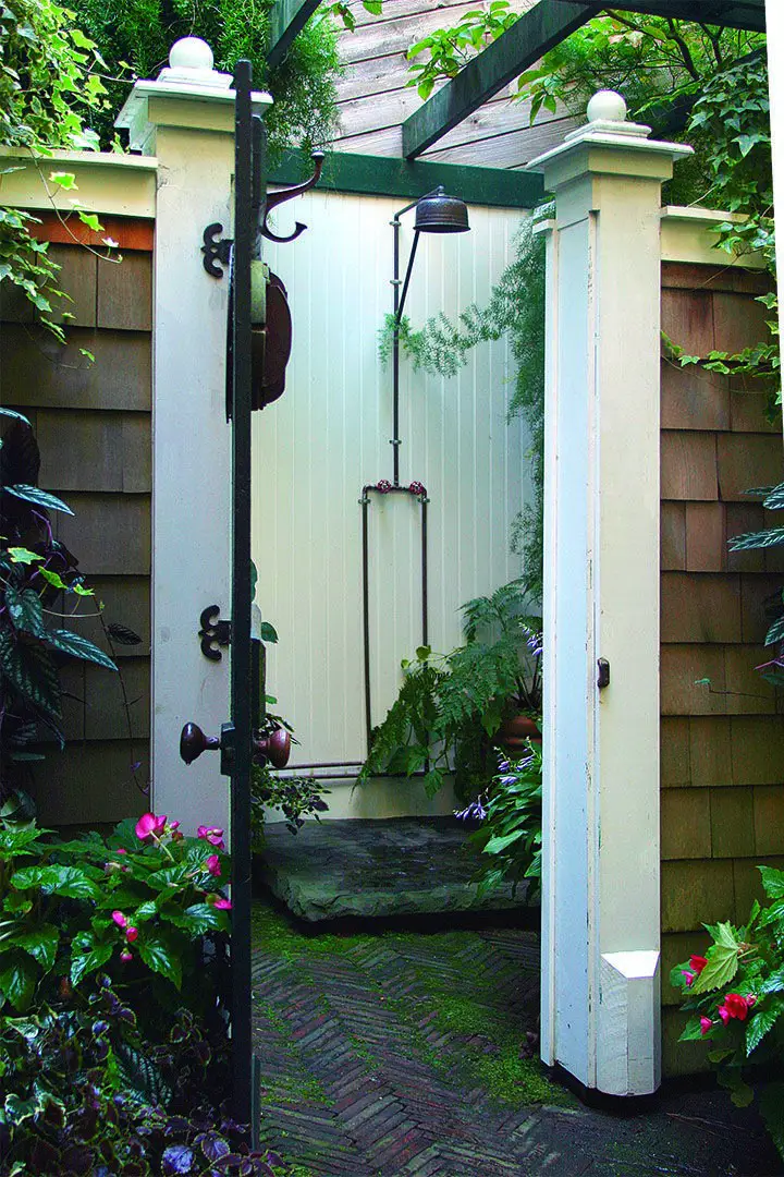 Wood and Vine Garden Shower