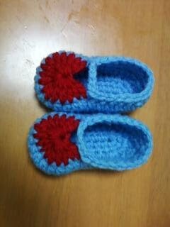 The baby blue sandals