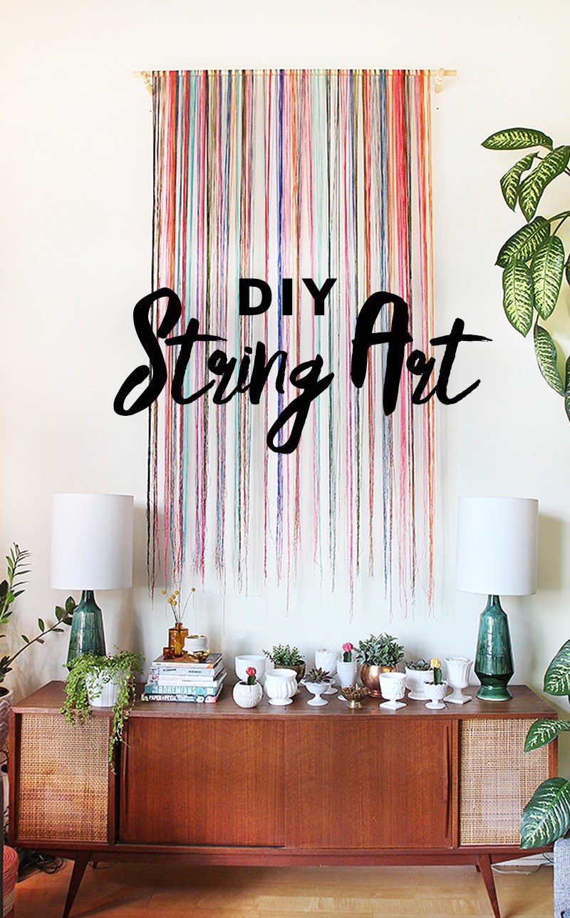 #5. DIY String Art