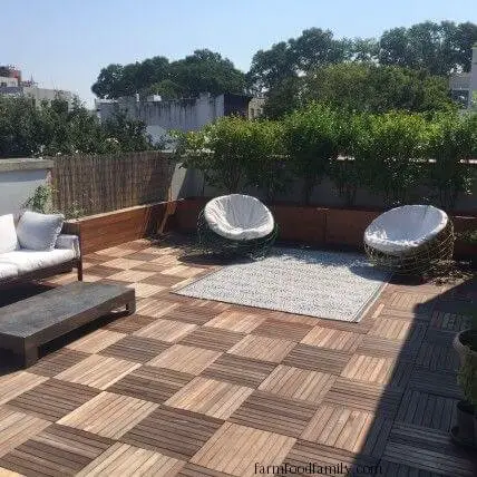 Wood Patio Tiling