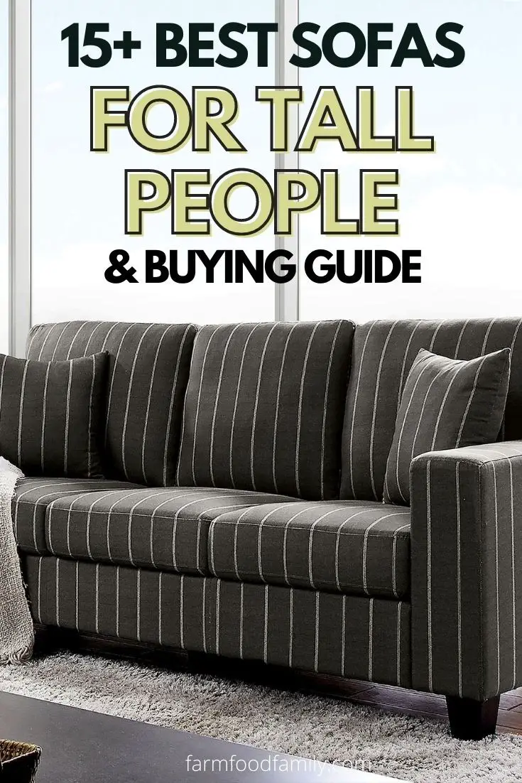 15+ Best Couches For Tall People And Buying Guide