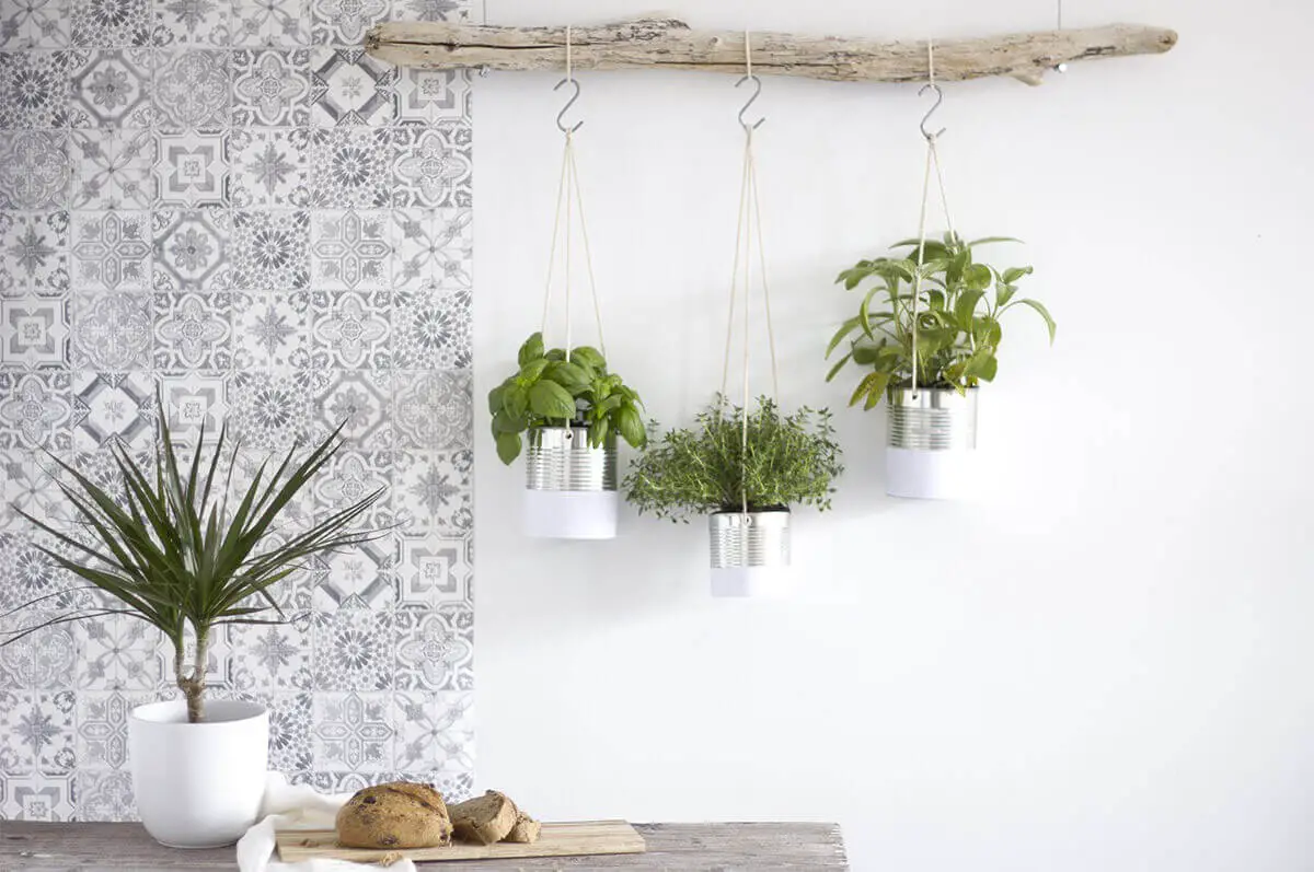 Indoor Hanging Herb Garden