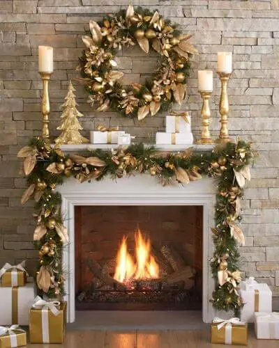 3- Gold Mantel