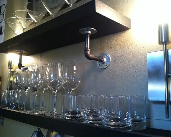 Glass shelf