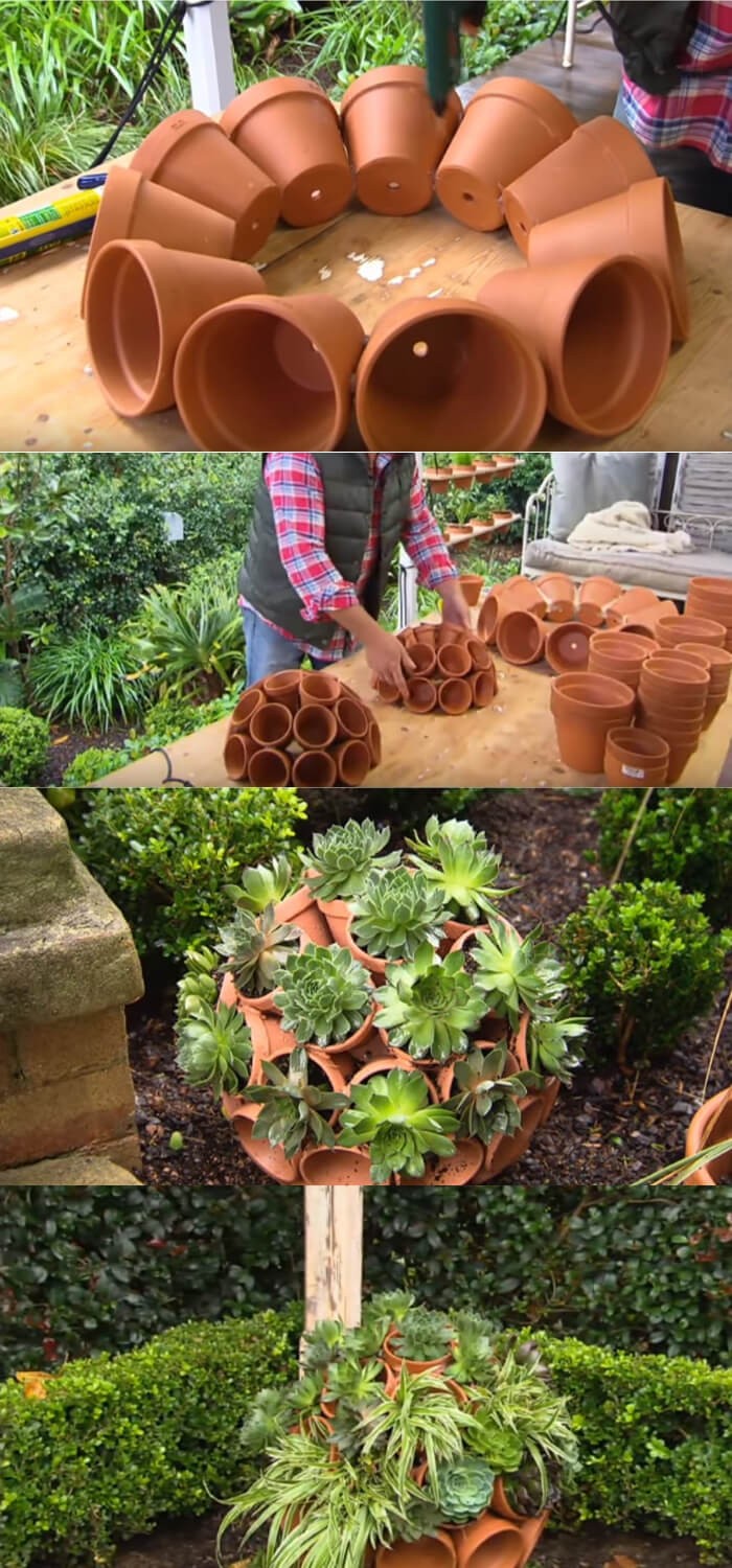 DIY Terracotta Garden Art