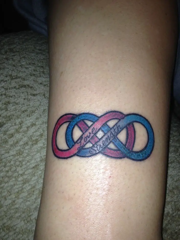 Double infinity tattoo