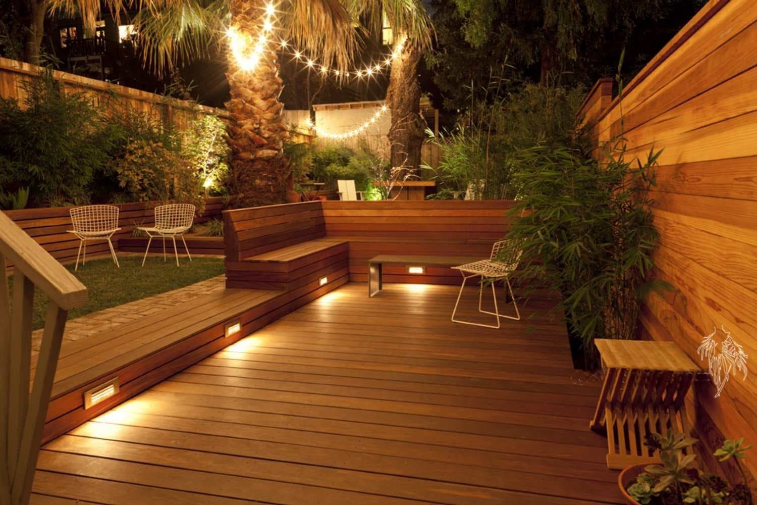 Incorporating Recessed Lighting into Your Mahogany Deck