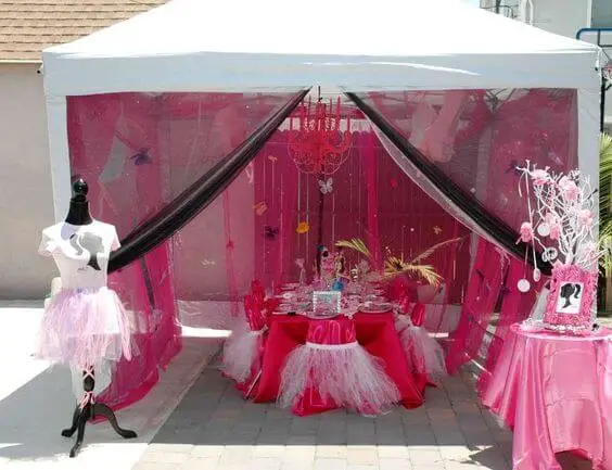 Barbie themed tents