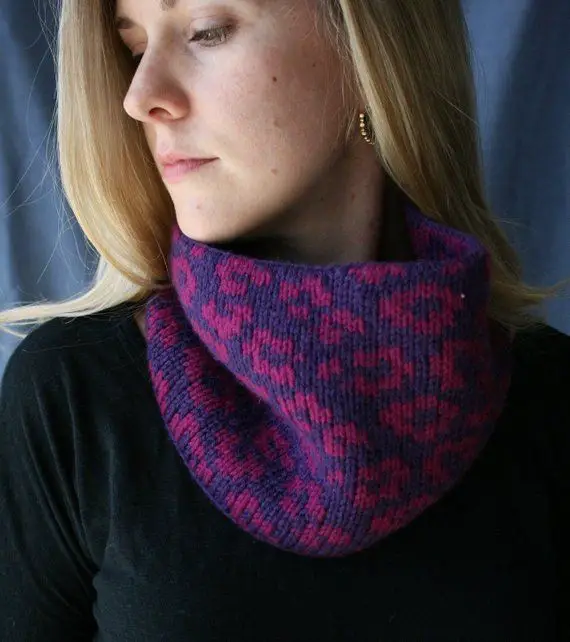 Dots Cowl PDF KNITTING PATTERN