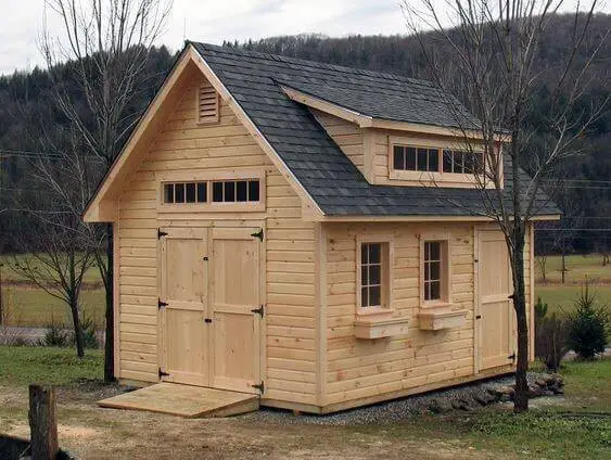 Fancy Wood Backyard Barn