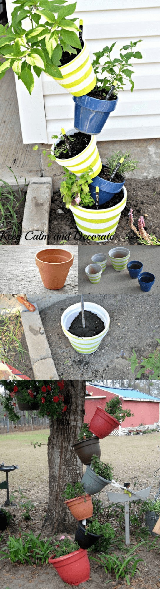 Topsy Turvy Herb Garden