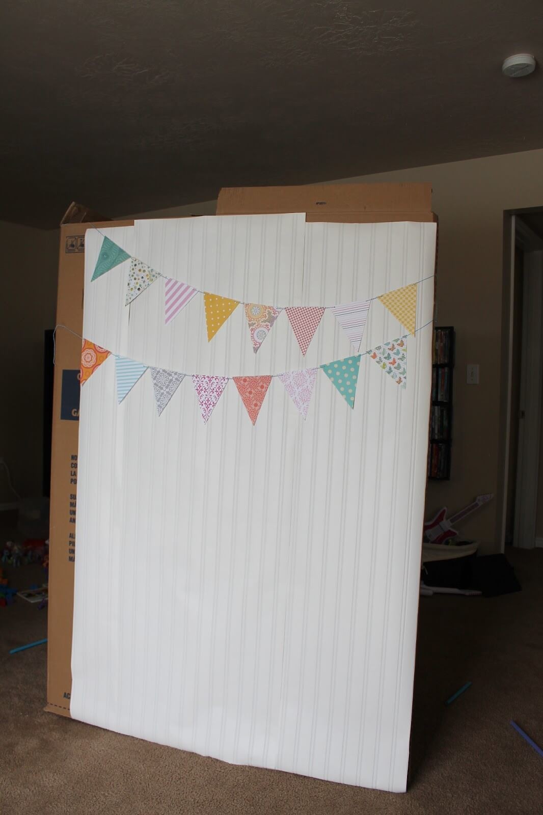 DIY Cardboard Photo Background