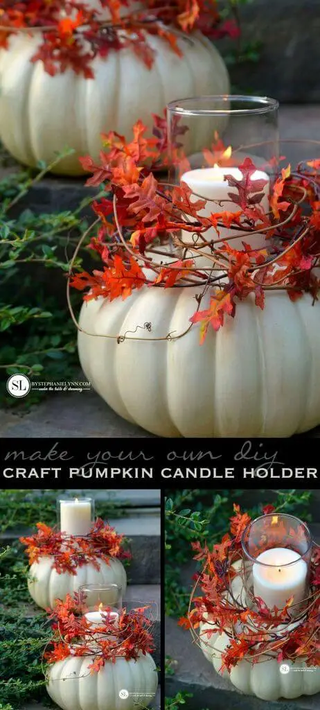 Pumpkin Candle Holder