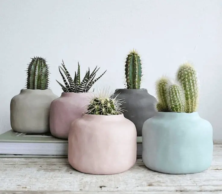 Consider using pastel pots.