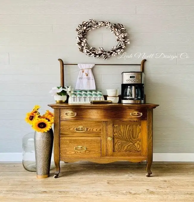 Farmhouse coffee bar ideas