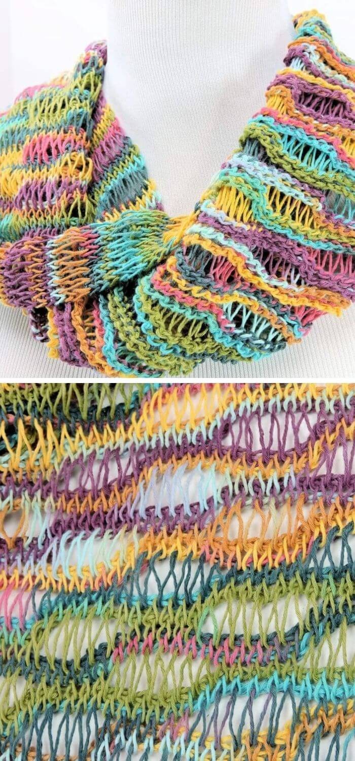 Entwined Helix scarf