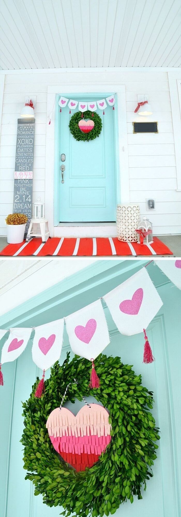 Porch for the Valentine’s day