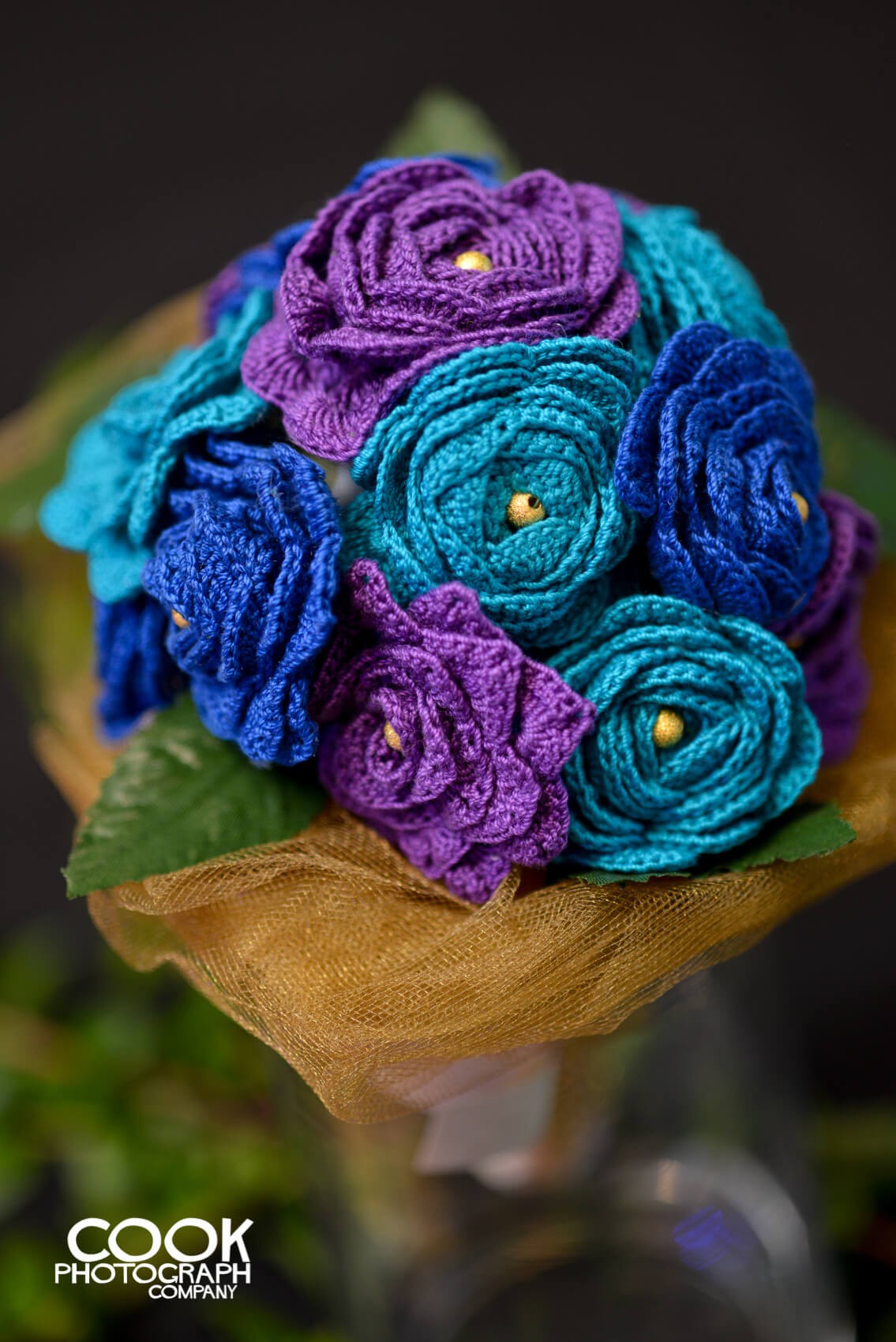 Crocheted Flower Wedding Bouquet