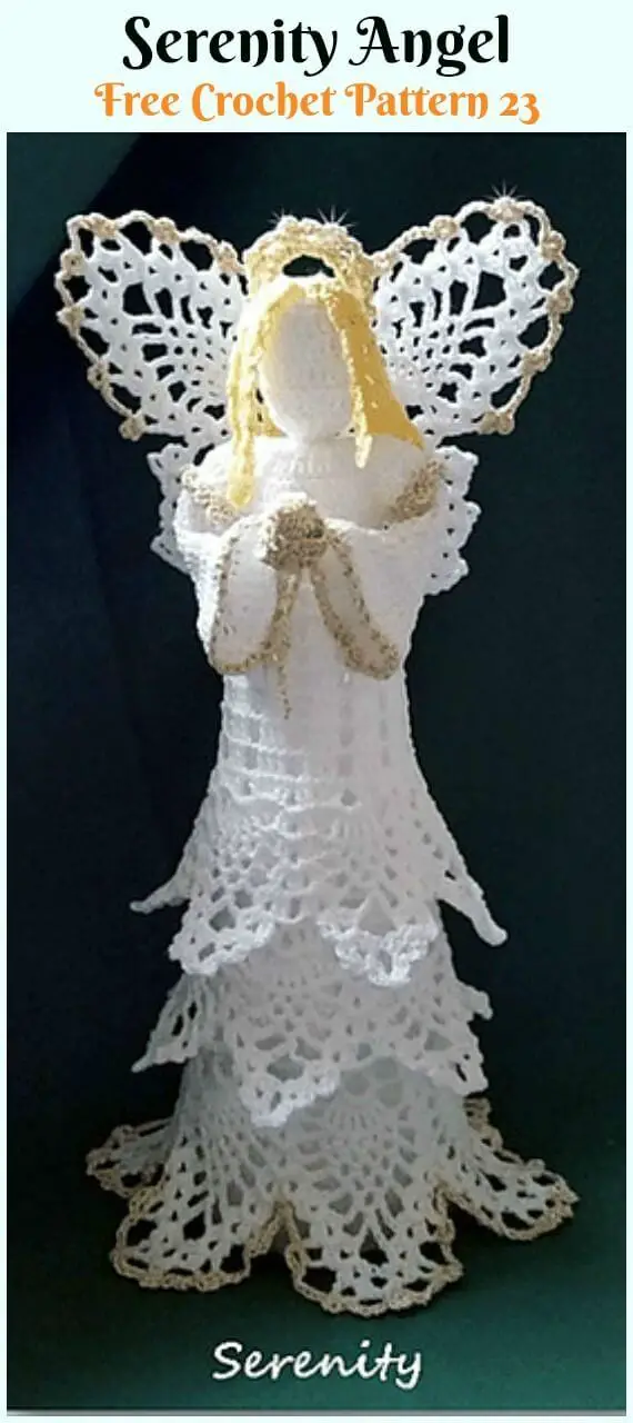 20 Creative Crochet Angel Free Patterns (With Instructions)