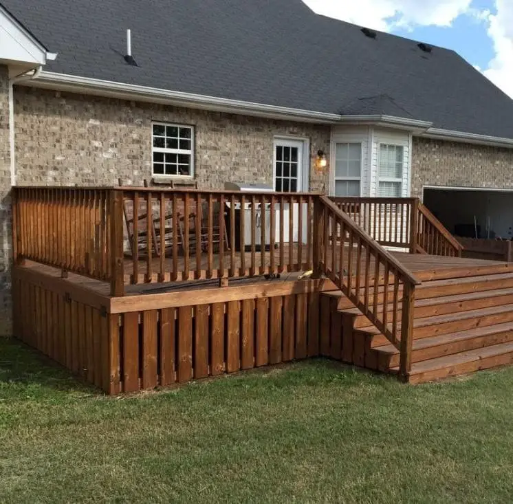 Pallet deck skirting ideas