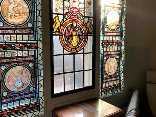 Faux Stained Glass.