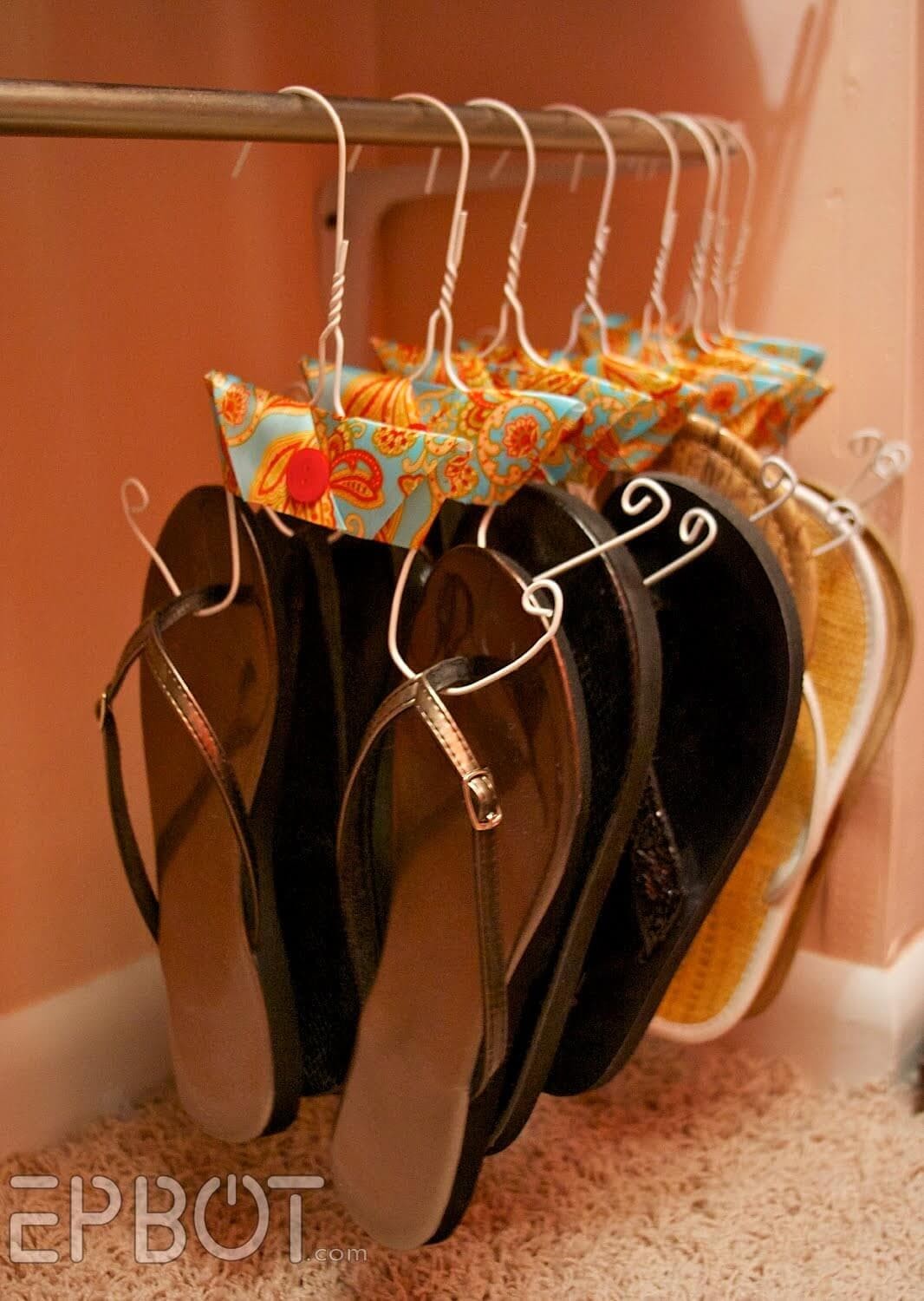 Sandal Storage at the Front Door