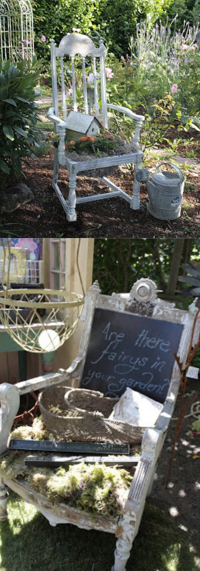 Vintage Chair Planter