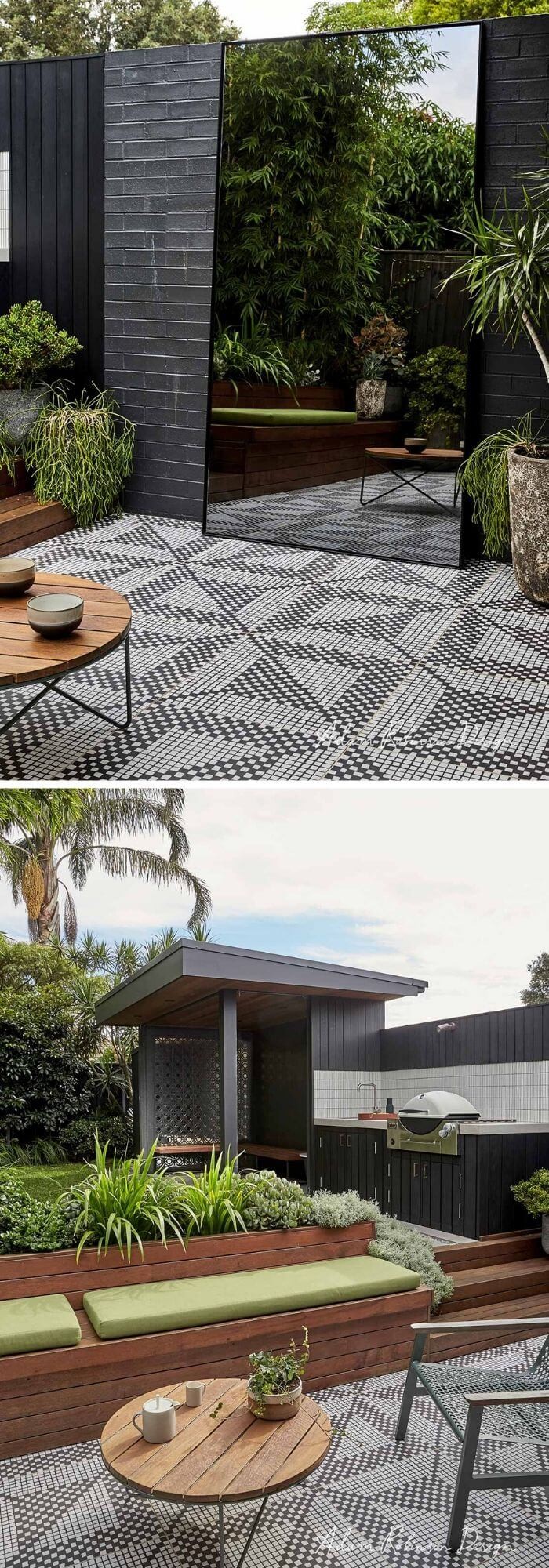 Outdoor tiles for garden