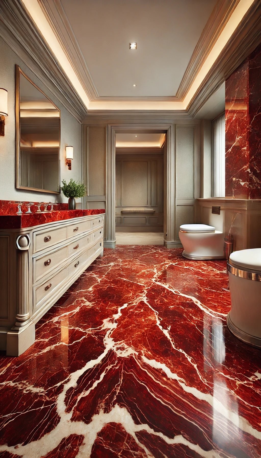 Luxurious Red Marble