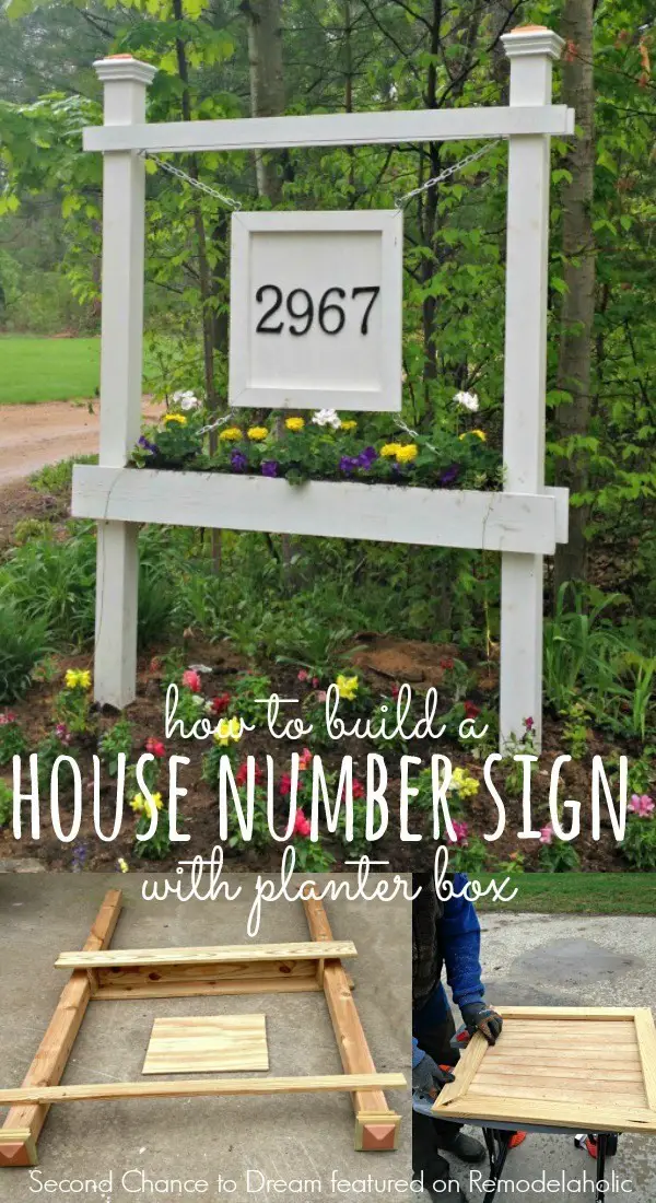 29+ Diy House Number Sign Ideas