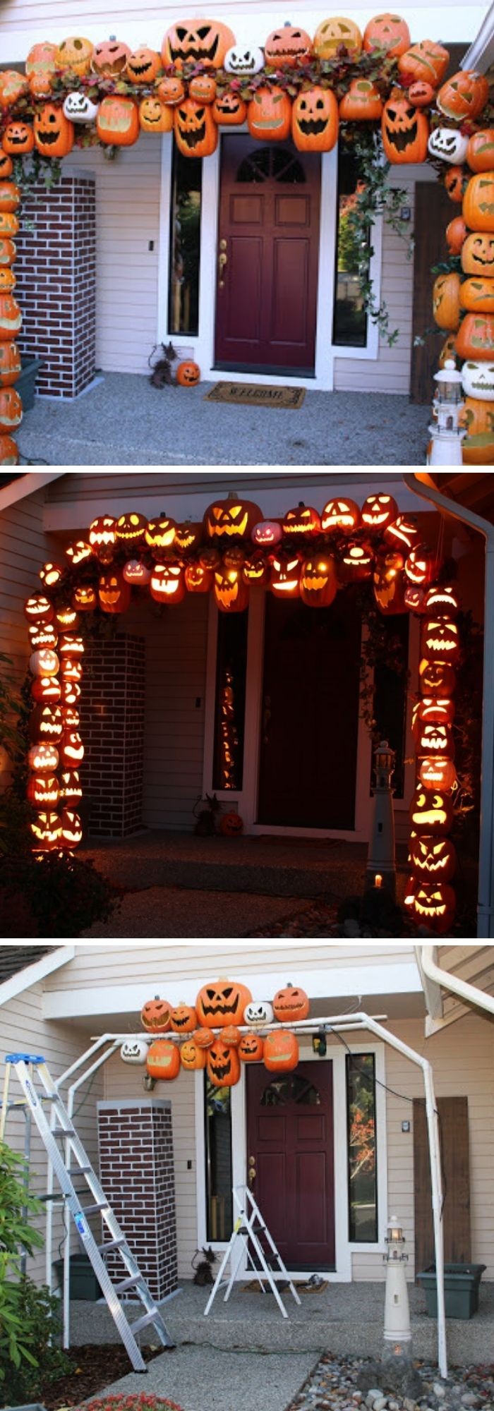 #3. Pumpkin arch