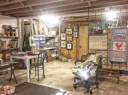 Basement art studio