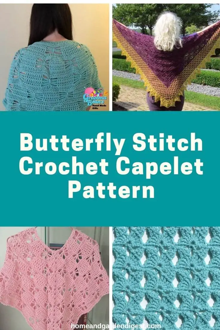 Butterfly Stitch Crochet Capelet Pattern