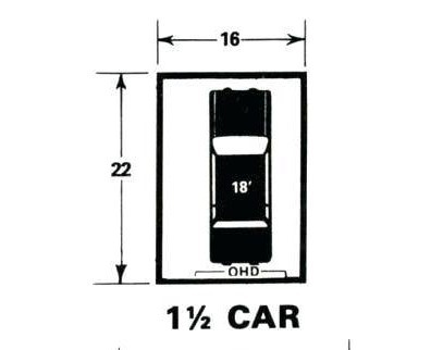 5 car garage dimensions