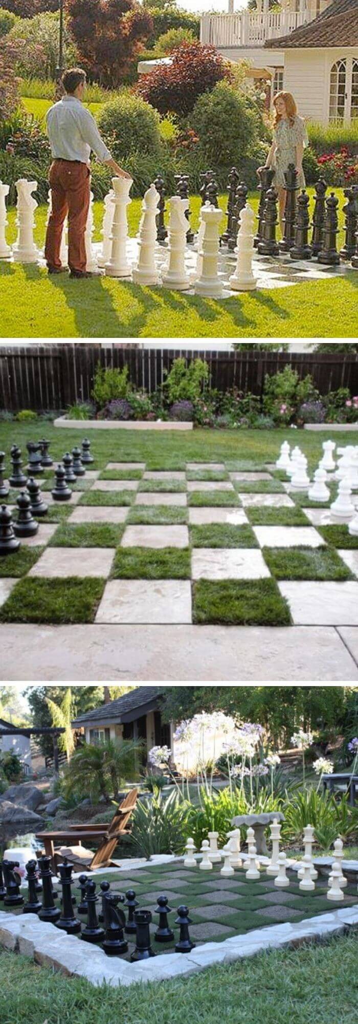 Outdoor Chess field