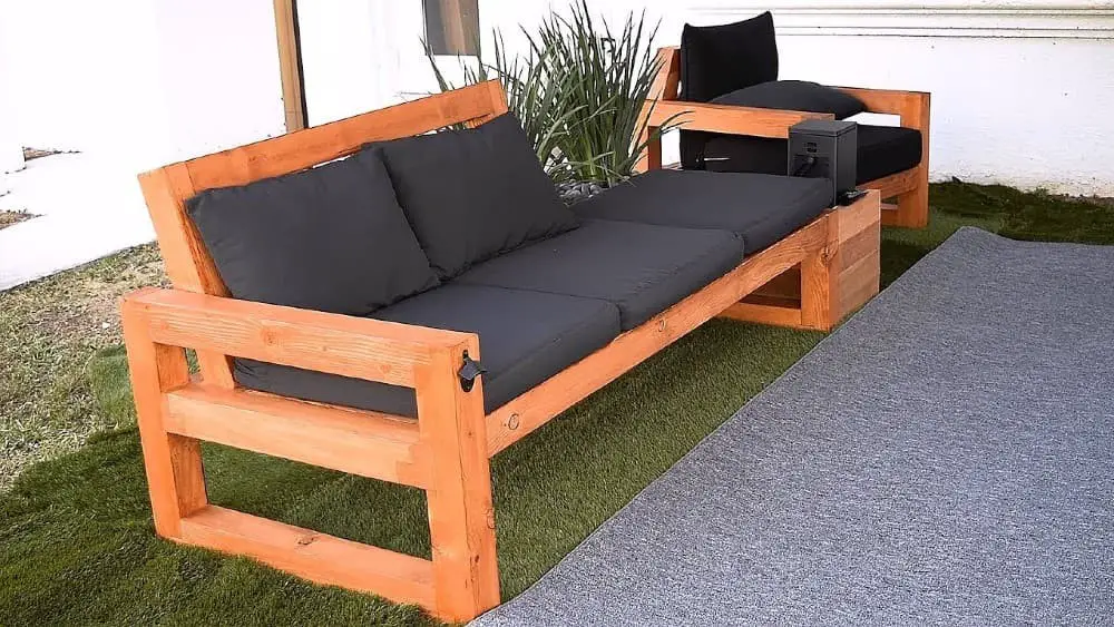 Making a Couch Out of Old Doors