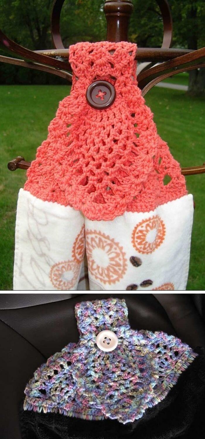 Pineapple towel topper