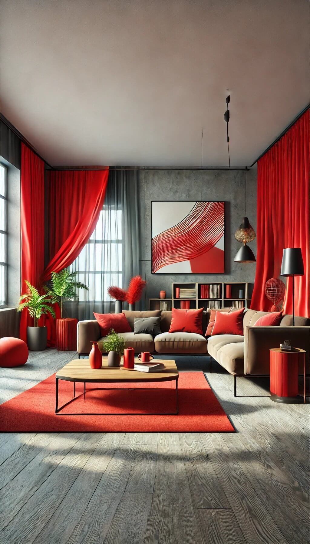 Red Curtains